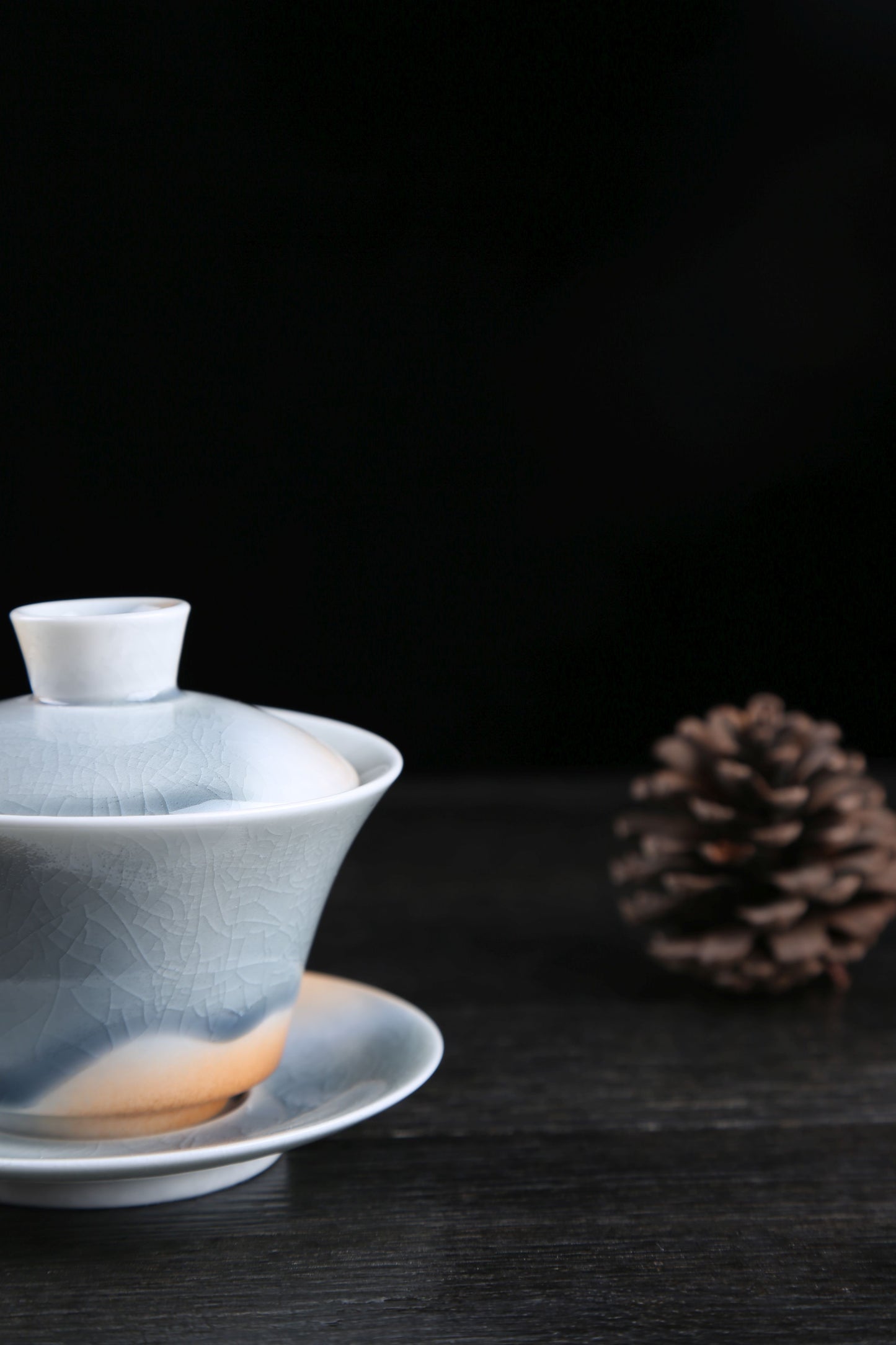 Desert and Sky Glazed Ceramic Gaiwan and Cups
