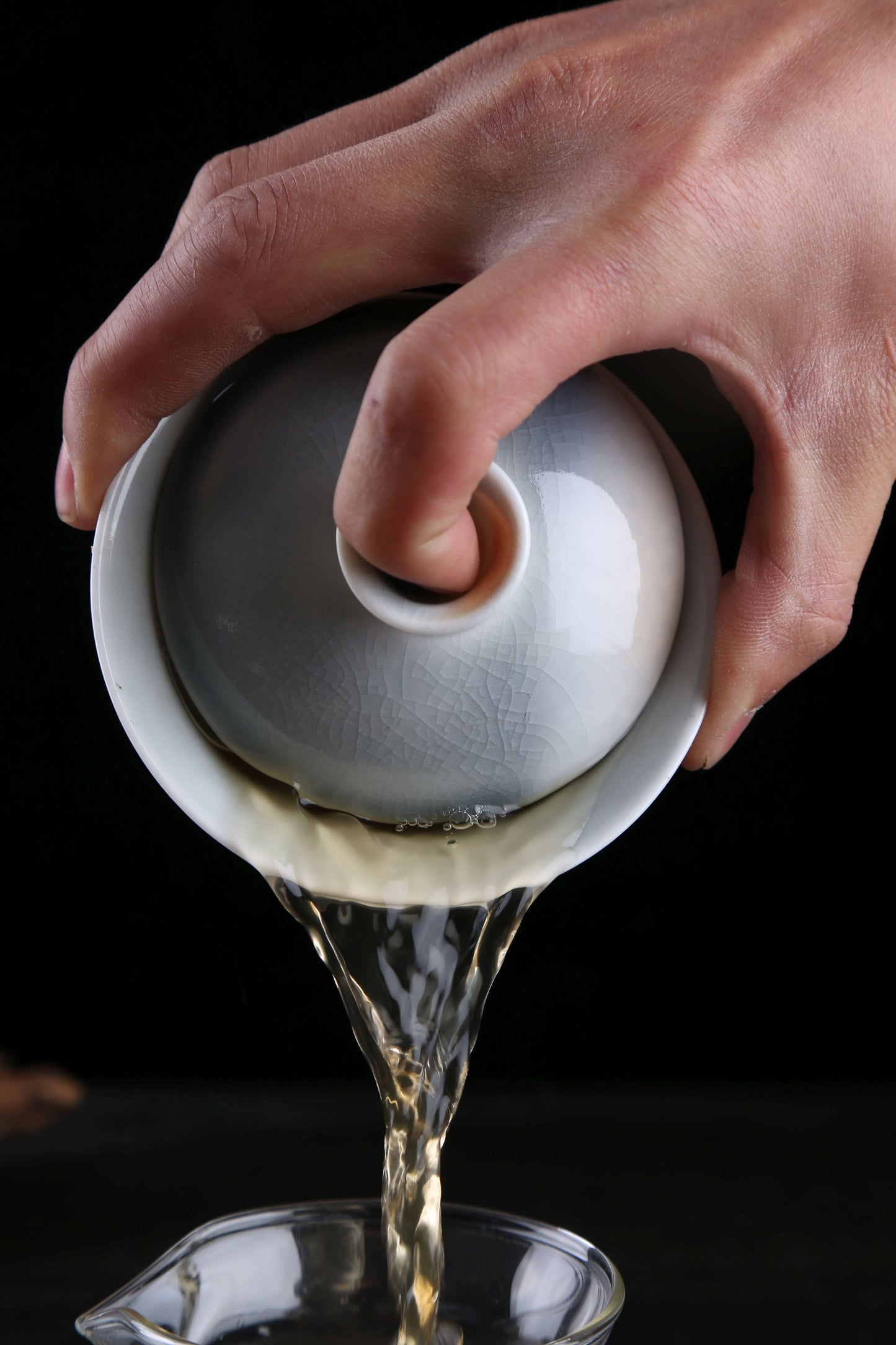 Desert and Sky Glazed Ceramic Gaiwan and Cups