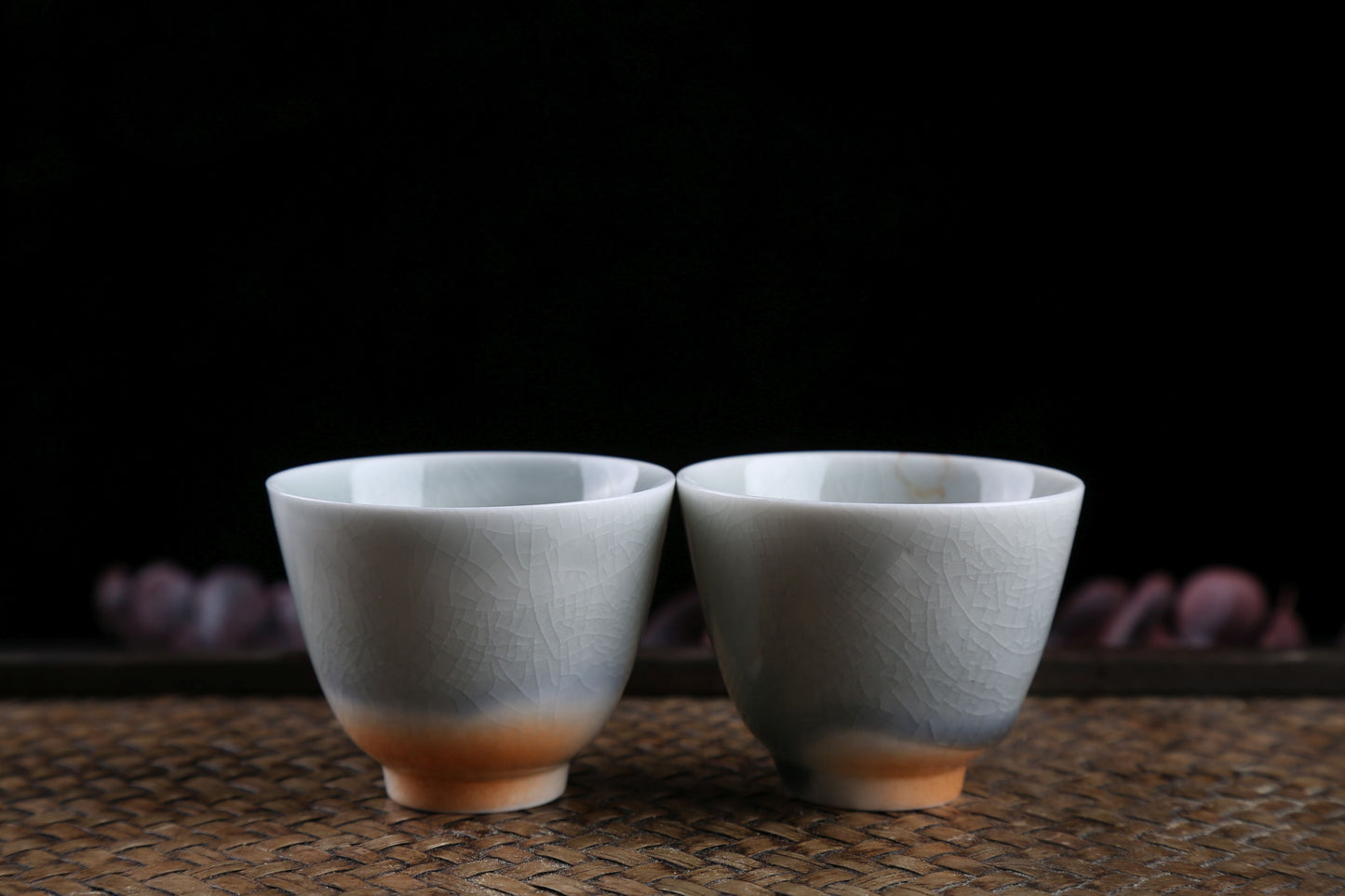 Desert and Sky Glazed Ceramic Gaiwan and Cups
