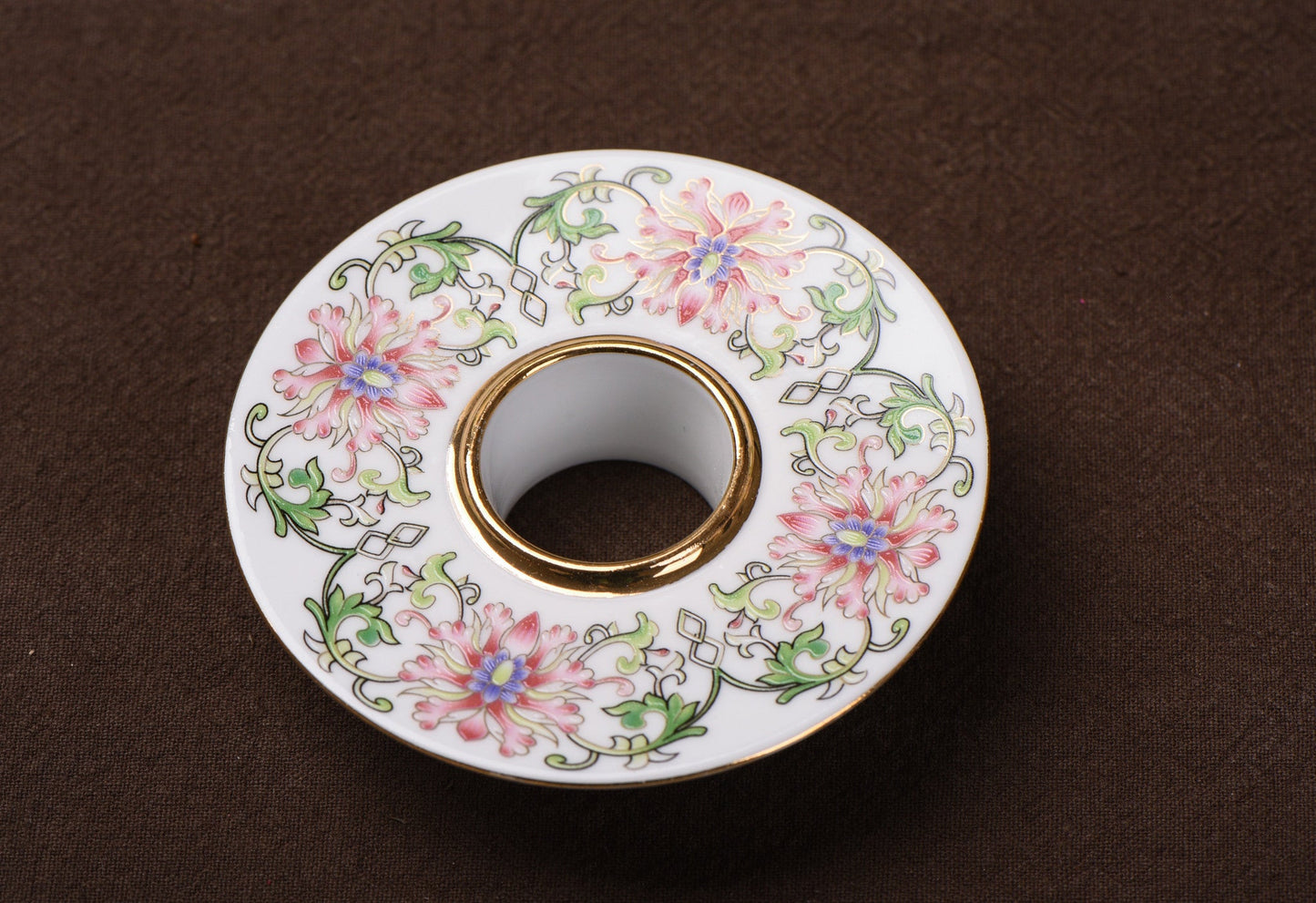 Foshan Qing Dynasty Style Mudan Flower Cup and Saucer * 60ml