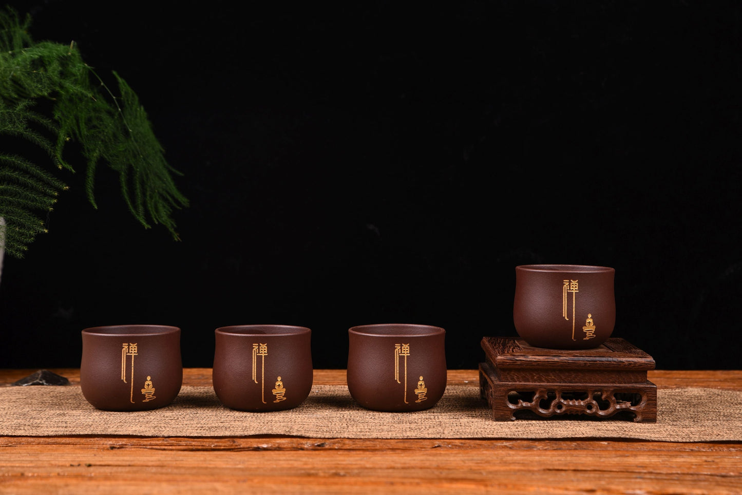 Yixing Purple Clay "Zen" Cups