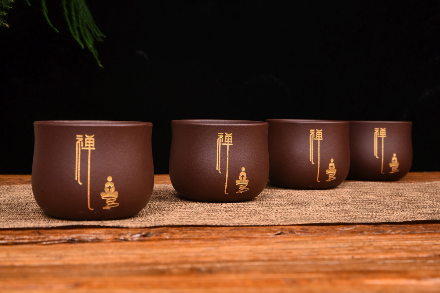 Yixing Purple Clay "Zen" Cups