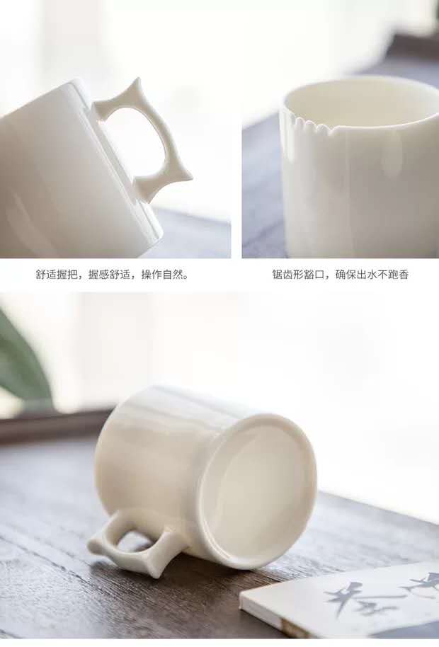 Competition Tasting Set Made from White Porcelain