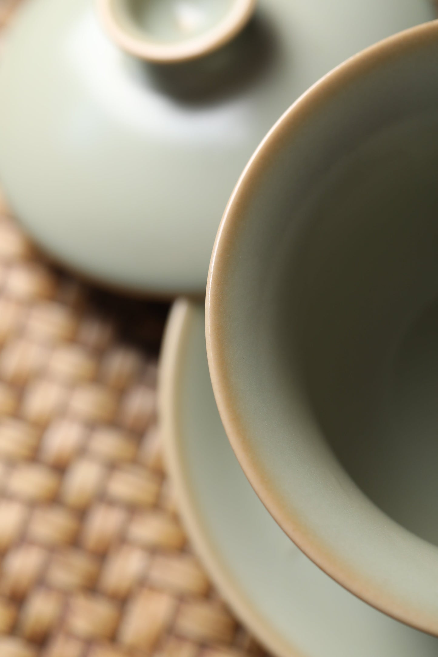 Ru Yao Celadon Gaiwan and Cups