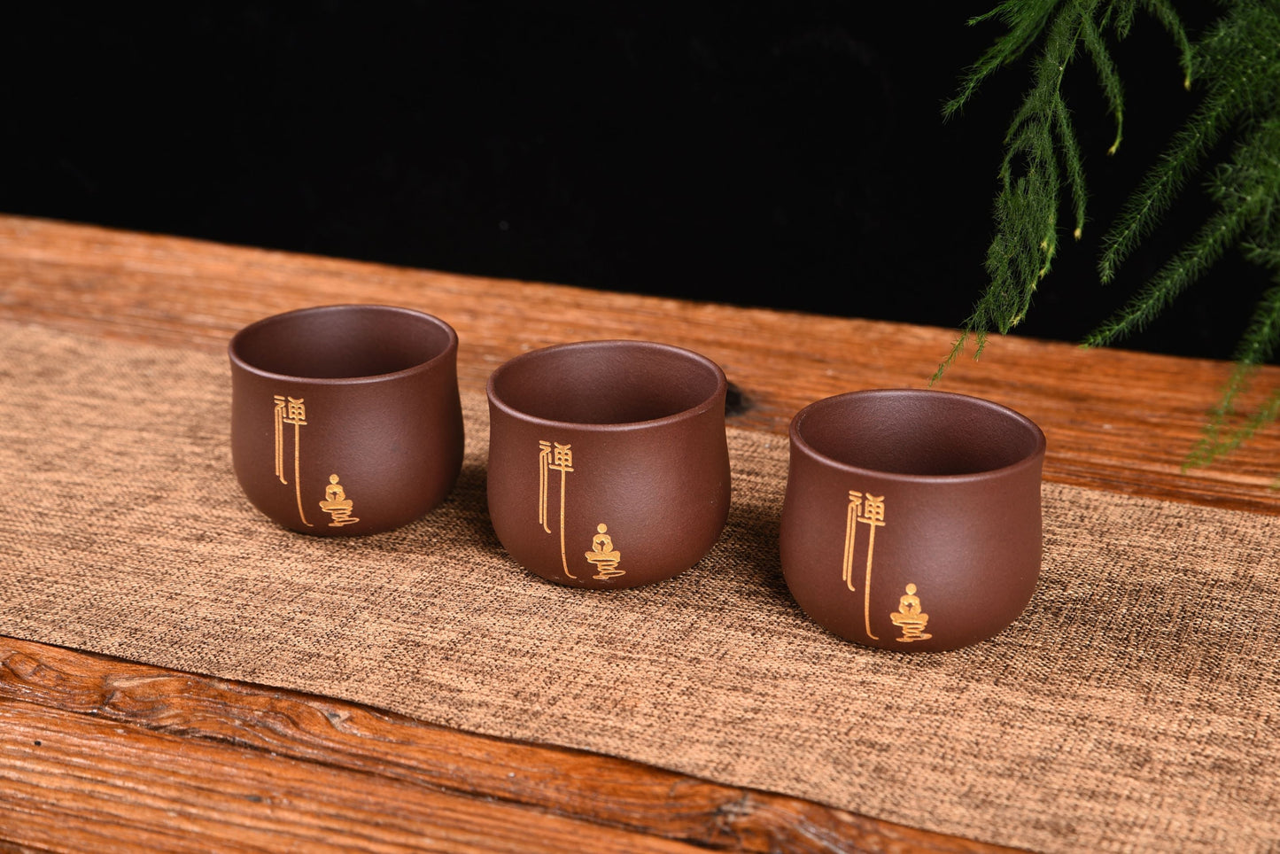 Yixing Purple Clay "Zen" Cups