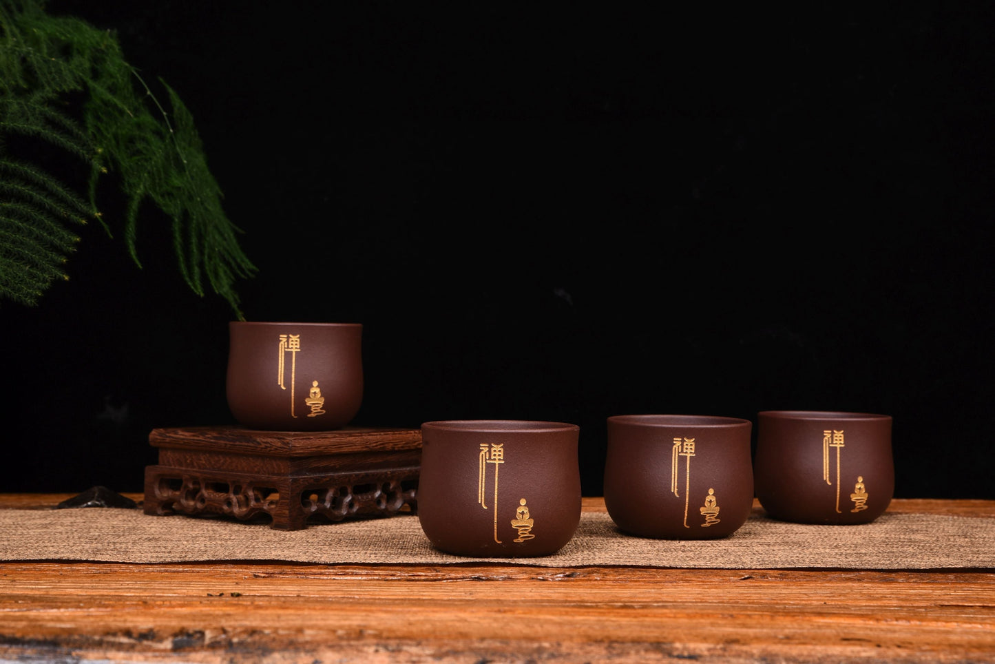 Yixing Purple Clay "Zen" Cups