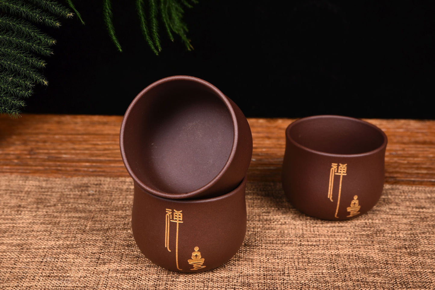 Yixing Purple Clay "Zen" Cups