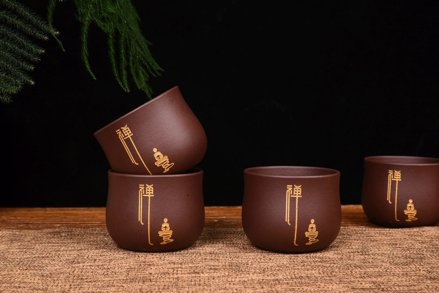Yixing Purple Clay "Zen" Cups
