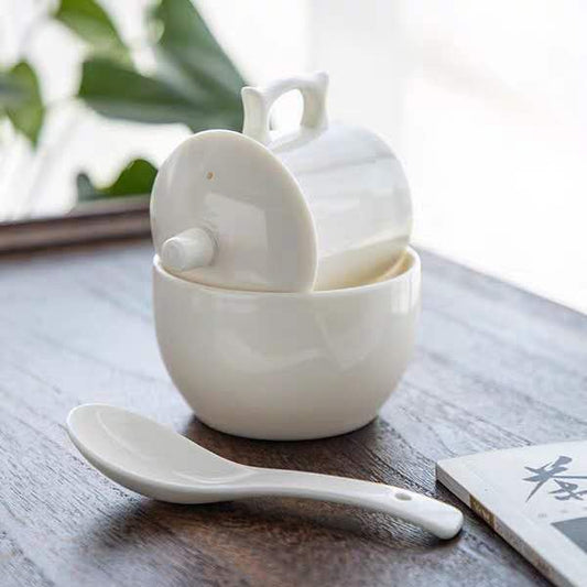 Competition Tasting Set Made from White Porcelain